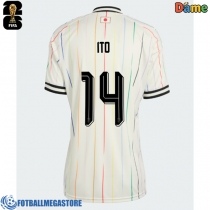 Fotballdrakt Dame Japan Junya Ito #14 Bortedrakt VM 2026 Kortermet